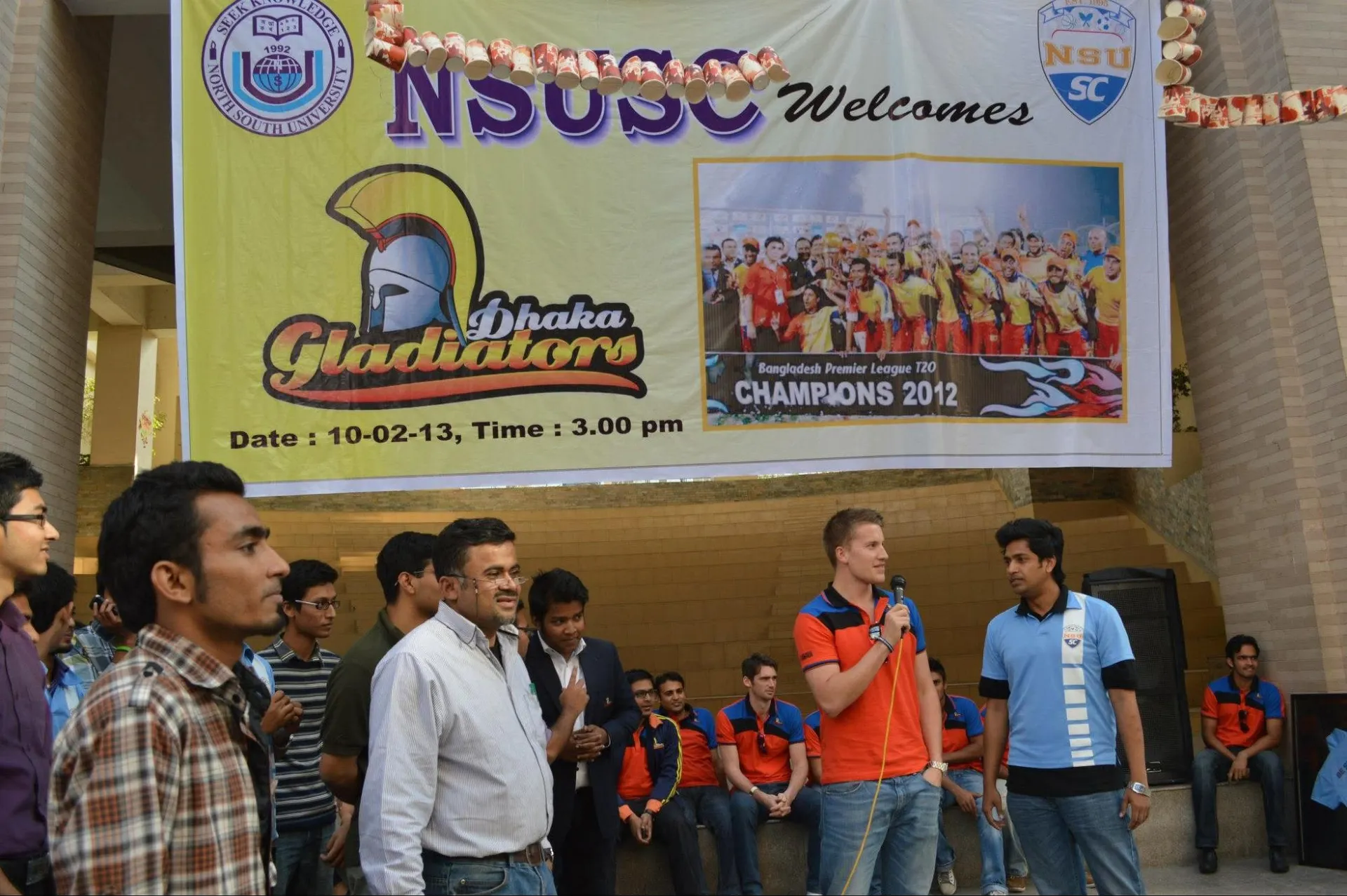 NSUers Meet Dhaka Gladiators — photo 1 of 1